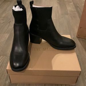 Black Steve Madden Admire Boots